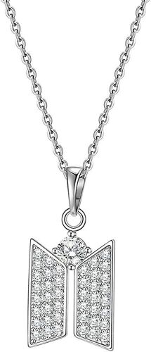 Kpop Bts Army Collier Pendentif Bts Bangtan Garçons Cubique Zircone Bijoux Armée Fans Cadeaux Pour Femmes Filles Garçons Style-01 -