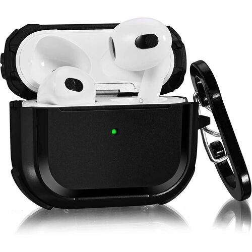 Cool Armor Pour Airpods 3 Case, Shockproof Airpod Gen 3 Cases Ipod 3 Earbuds Hard Cover Pour Hommes Femmes Compatible Avec Apple Air Pod 3ème Génération Cha