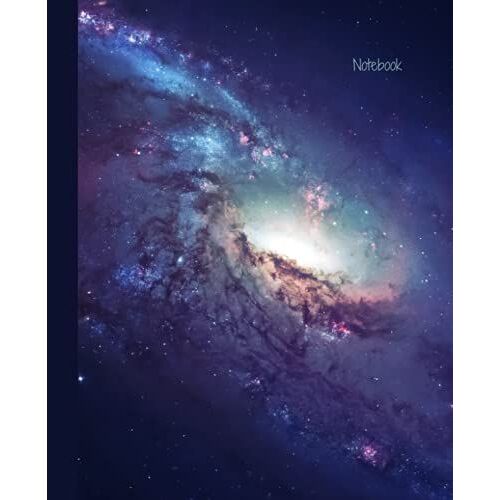 Galaxy Composition Notebook: Wide Ruled Paper Notebook Journal Diary | Astronomy Notebook For Girls, Boys, Kids, Teens, Students, And Teachers