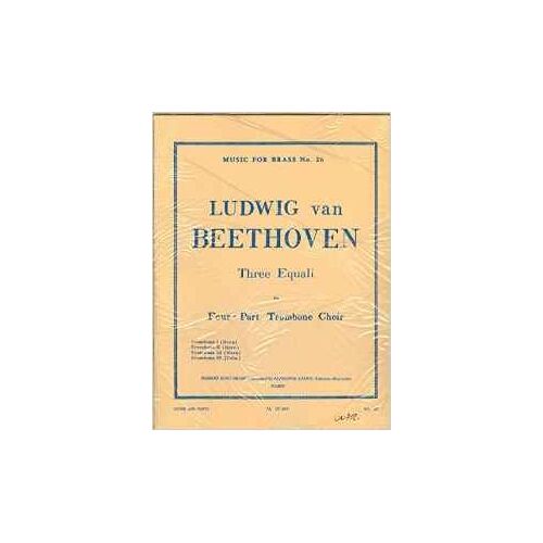 Three Equali For Four-Part Trombone Choir - Music For Brass N° 26