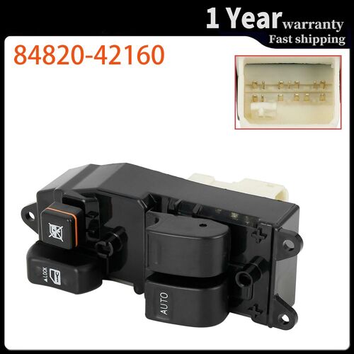 Électrique Maître Commande De Lève-Vitre Commutateur Bouton Lhd Pour Toyota Rav4 Rav 4 2000-2005 84820-42160 84820-26171