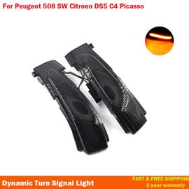 Lampe Led Avec Indicateur De Rétroviseur Latéral, Clignotant Dynamique, Pour Peugeot 508 Sw Et Citroën Ds5 C4 2010 ? 2016 6325j4 6325j5
