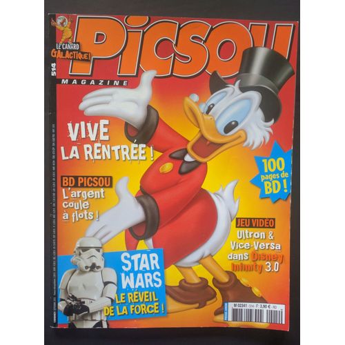 Picsou Magazine N*  514 De  Septembre 2015 514 