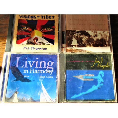 Lot De 7 Cd De Relaxation Dont Un Comportant 4cd Correspondant Aux Périodes Journalières.