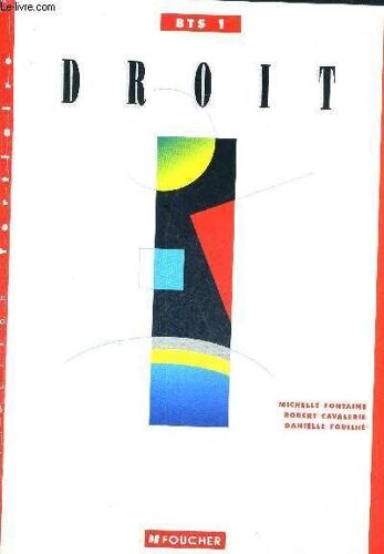 Droit - Bts 1 - Collection Tertiaire