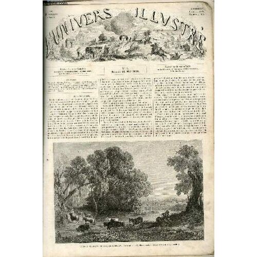 L'univers Illustre - Premiere Annee N° 1 Paris, Par M. Théophile Gautier