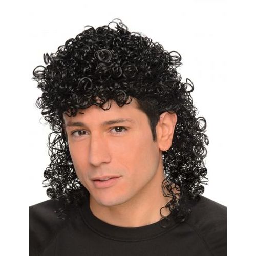 Perruque Mulet Bouclée Homme,