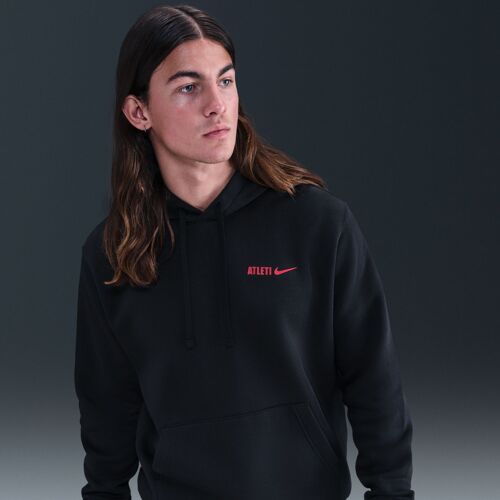 Sweat À Capuche En Fleece Nike Football Atlético Madrid Club Pour Homme - Noir