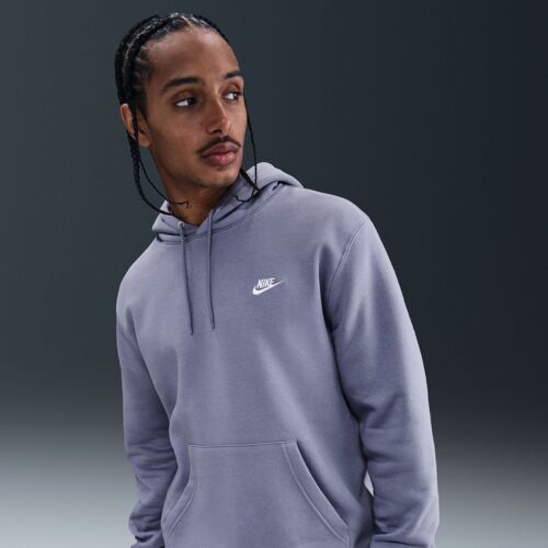 Sweat À Capuche En Fleece Nike Club Pour Homme - Bleu