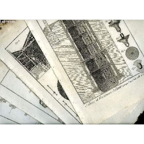 10 Planches En Noir Et Blanc Dont 3 Doubles Exraites De L'encyclopedie De Diderot Et D'alembert Sur Le Theme Salines.