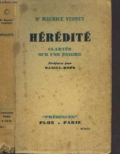 Heredite - Clartes Sur Une Enigme