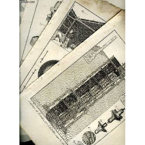 11 Planches En Noir Et Blanc Dont 3 Doubles Exraites De L'encyclopedie De Diderot Et D'alembert Sur Le Theme Salines.