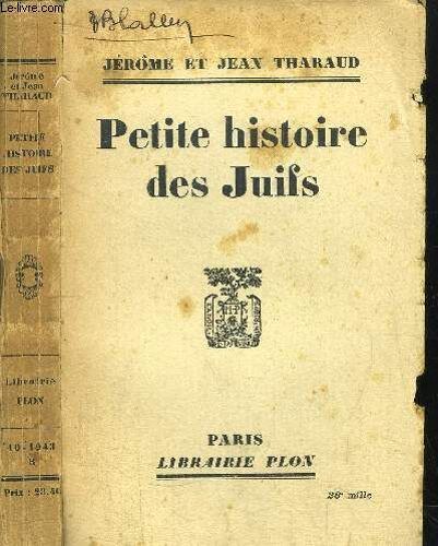 Petite Histoire Des Juifs