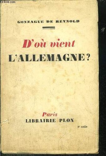 D'ou Vient L'allemagne ?