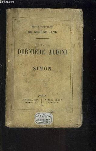 La Derniere Aldini- Simon