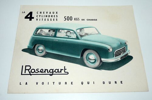 Prospectus Rosengart 500 Kgs