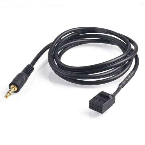 Adaptateur de câble d'entrée AUX pour voiture, changeur de CD, Jack mâle de 3.5mm, pour BMW E46, aux 10 broches, pour téléphone, MP4, MP3