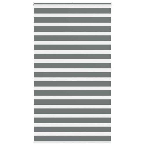 Vidaxl Store Zèbre Gris Foncé Largeur Du Tissu 125,9 Cm Polyester