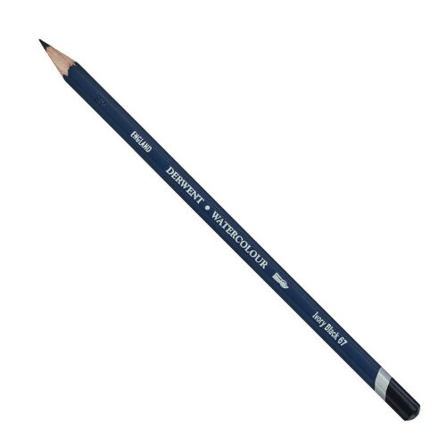 Derwent - Watercolour - Crayon Couleur Aquarellable Noir D'ivoire -67