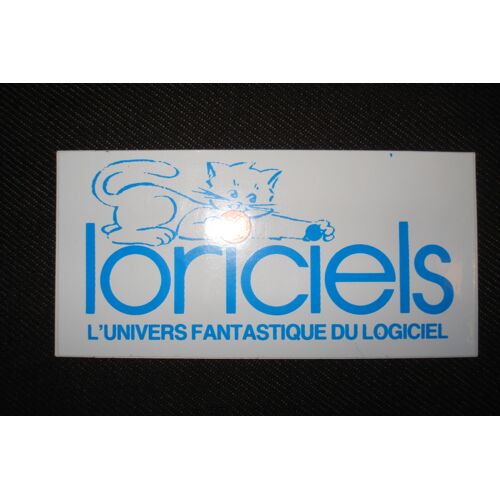 Autocollant Des Années 80 De L'éditeur De Jeux Vidéo Loriciels