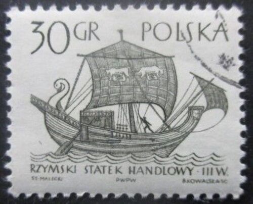 Pologne N°1418 Bateau Ancien Oblitéré
