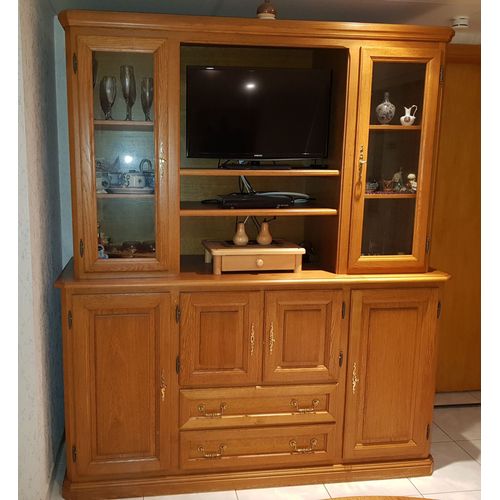 Buffet-Vaisselier En Chêne Clair