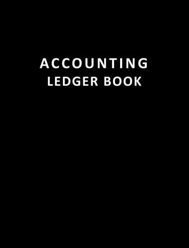Accounting Ledger Book: Simple Account Ledger Notebook For Small Business Bookkeeping - 110 Pages, 7.4 X 9.7 In