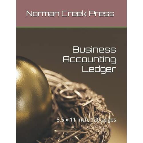 Business Accounting Ledger: 8.5 X 11 Inch, 120 Pages
