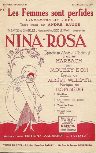 Les Femmes Sont Perfides -Tango Chanté