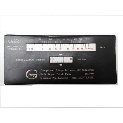 Carte De Calcul Distance Et Consommation Et Temps