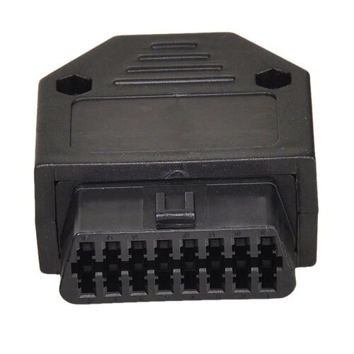 Prise De Connecteur Obd Ii À 16 Broches, Adaptateur Pour Outil De Diagnostic, Connecteur Obd + Boîtiers + Terminal + Vis