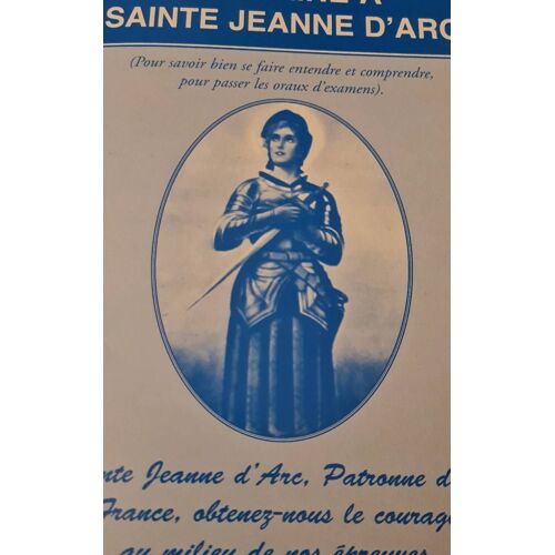 Neuvaine À Sainte Jeanne D'arc