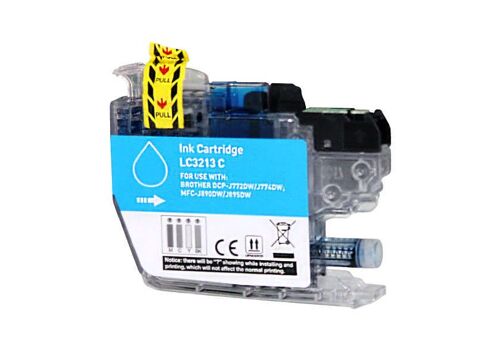 Cartouche compatible BROTHER LC-3213 cyan