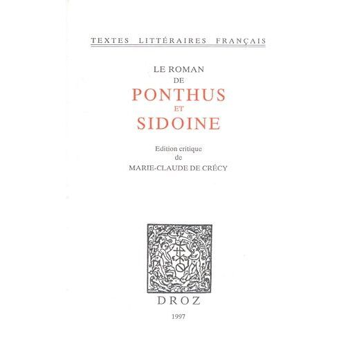 Le Roman De Ponthus Et Sidoine