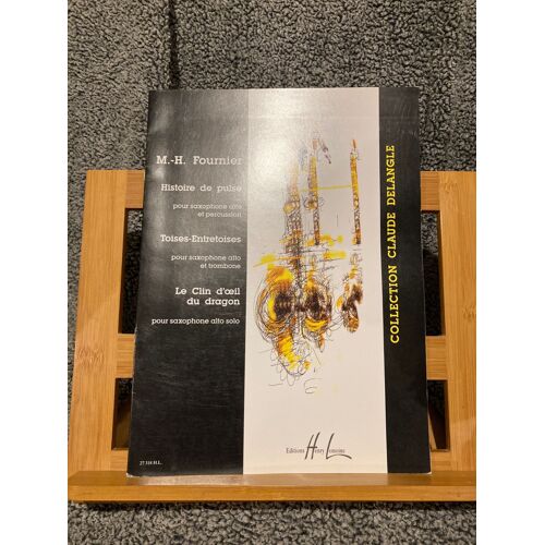 M.-H. Fournier Trois Pièces Avec Saxophone Alto Partition Éditions Lemoine