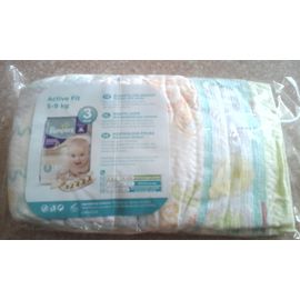 2 Couches Pampers Active Fit 5-9kg Taille 3