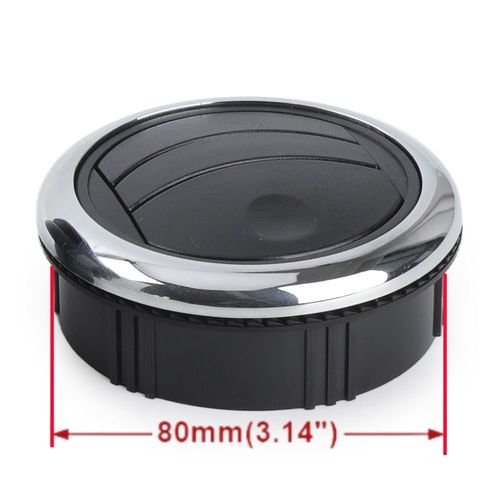 Déflecteur De Ventilation Pour Tableau De Bord De Voiture, Type De Bouton Universel Rotatif, Sortie D'air Pour Caravane De Camping-Car, 80mm