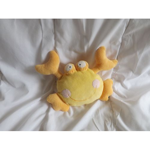 Doudou Crabe Jaune Mots D'enfants