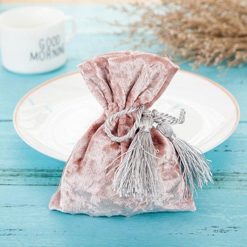 Sac À Bonbons De Mariage En Tissu Velours Style Chinois, Emballage De Bijoux De Luxe, Sac Cadeau En Velours, Sac À Cordon En Velours, Fournitures De Fête De Noël