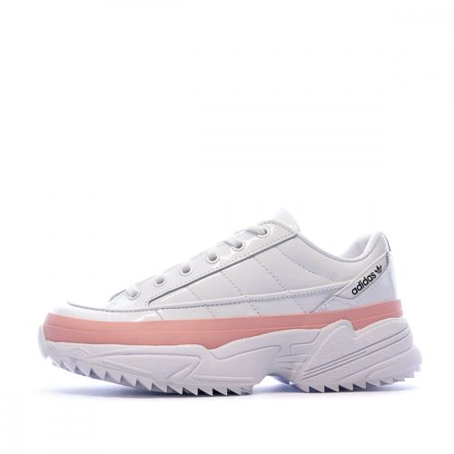 Baskets Blanc/rose Femme Adidas Kiellor