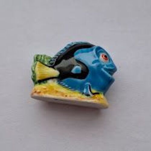 Fève Némo - Disney Pixar 2004 Poisson Doryce Bleu Et Noir Ref %14