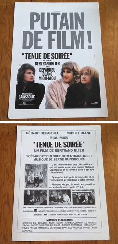 Gerard Depardieu Michel Blanc Plan Média Film Tenue De Soiree 24cm/32cm 