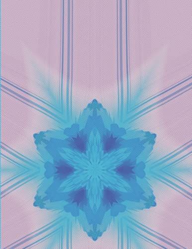 Notebook - Snowflake - A Beautiful And Unique Graph Paper Lined Notebook/Journal. Travel Friendly. 200 Pages. 90gsm Paper. A4 Notebook: A4 Squared Paper Notebook. Back To School