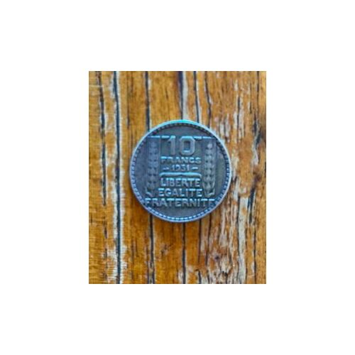 Pièce De 10 Francs, Argent, 1931.