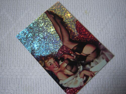 Gil Elvgren's Calendar Pinups Pin-Up Card Opti Prism # 3 Carte 1993 