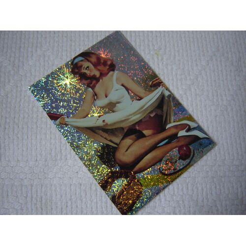Gil Elvgren's Calendar Pinups Pin-Up Card Opti Prism # 1 Carte 1993