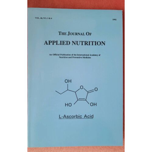 The Journal Of Applied Nutrition 1992 . Vol 44 No 3 & 4 .