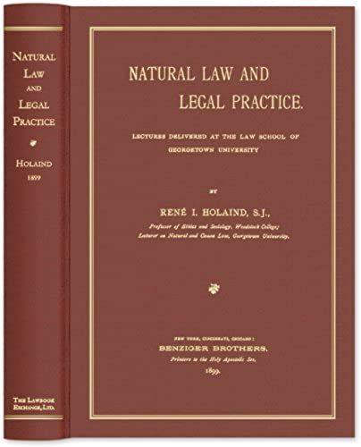 Natural Law And Legal Practice [1899]