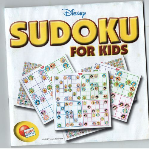 Livret Pour Jeu Sudoku Kids Disney