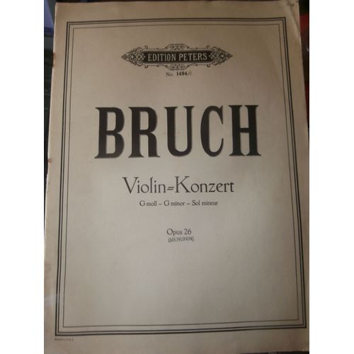 Bruch Violin-Konzert Opus 26